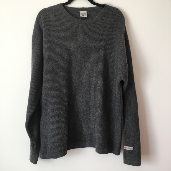 columbia wool sweater